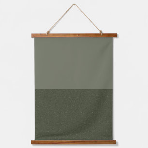 Green Wall Tapestry mit zwei Tonen Moos - individu Wandteppich Mit Holzrahmen