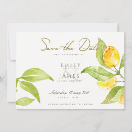 GREEN WATERCOLOR FOLIAGE OLIVE SAVE THE DATE