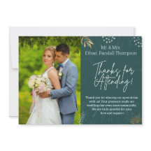 Green Wedle Couple Foto Vielen Dank, dass Sie eine