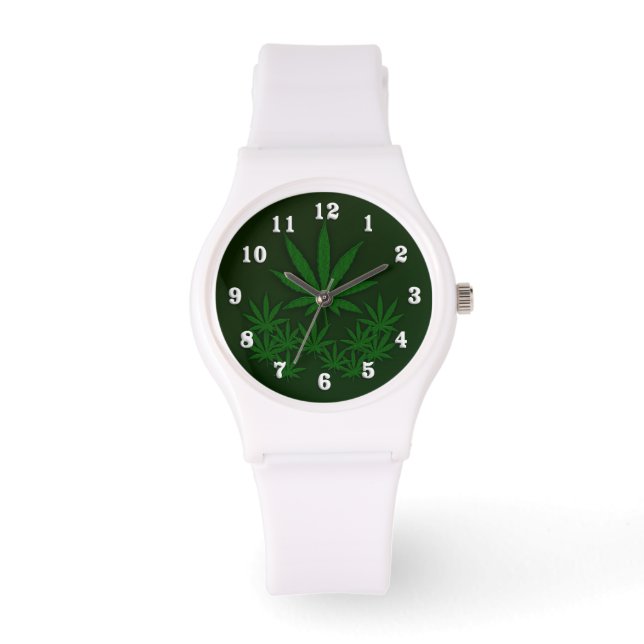 Green Weed Armbanduhr (Vorderseite)