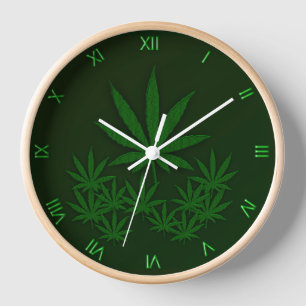 Green Weed Uhr