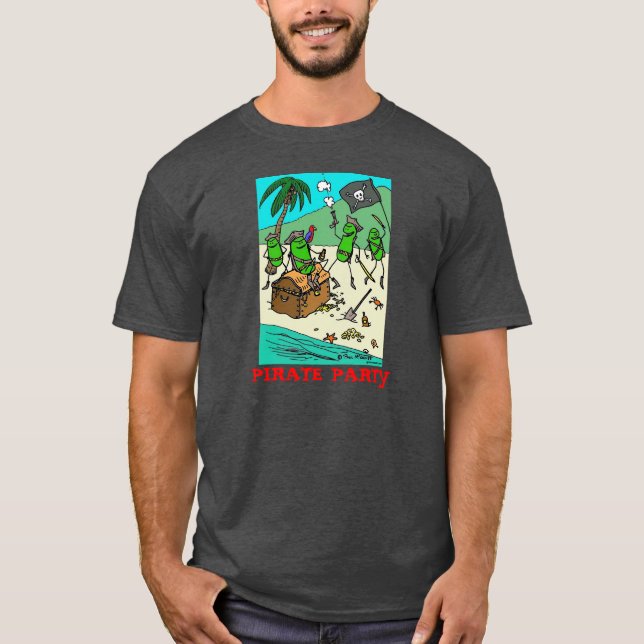 Green Weenii "Pirate Party" Shirt (Vorderseite)