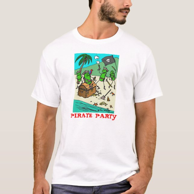 Green Weenii "Pirate Party" Shirt (Vorderseite)