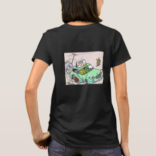 Green Weenii "Student Driver Pizza" Lady's Shirt B