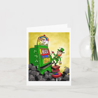 Green Weenii "The Luck of the Irish" Note Card Karte