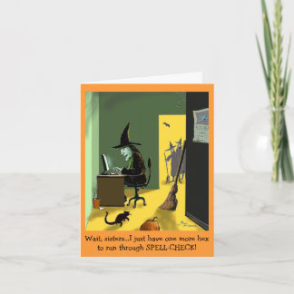 Green Weenii "Zauberer-Karo" - Note Card Karte