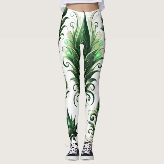 "Green Well: Nature Inspiriert Public Design" Leggings (Vorderseite)