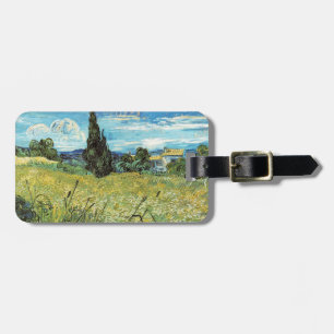 Green Wheat Field Vincent van Gogh Gepäckanhänger