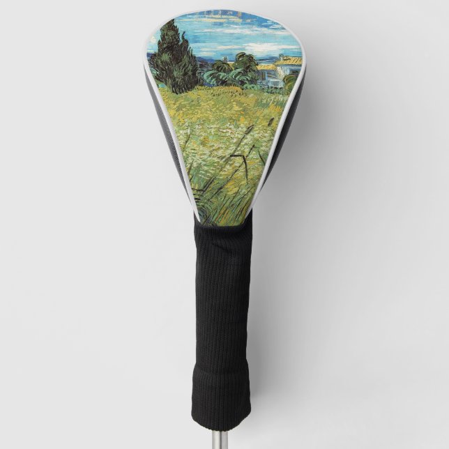 Green Wheat Field Vincent van Gogh Golf Headcover (Vorderseite)