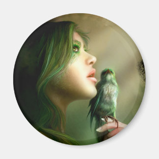 Green Whisper Magnet