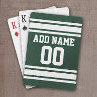 Green White Football Jersey Individuelle Name Numb