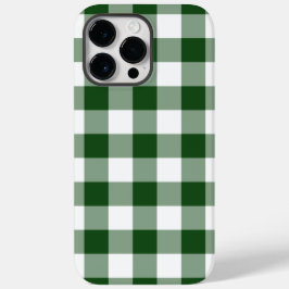 Green & White Gingham Muster Case-Mate iPhone Hülle