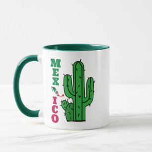 Green White Mexico Mexiko Flag Tasse, Land Tasse