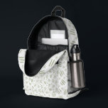 Green White Safari Print  Bedruckter Rucksack<br><div class="desc">Green White Safari Print</div>