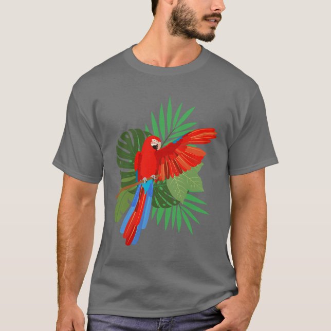Green Winged Macaw T-Shirt (Vorderseite)
