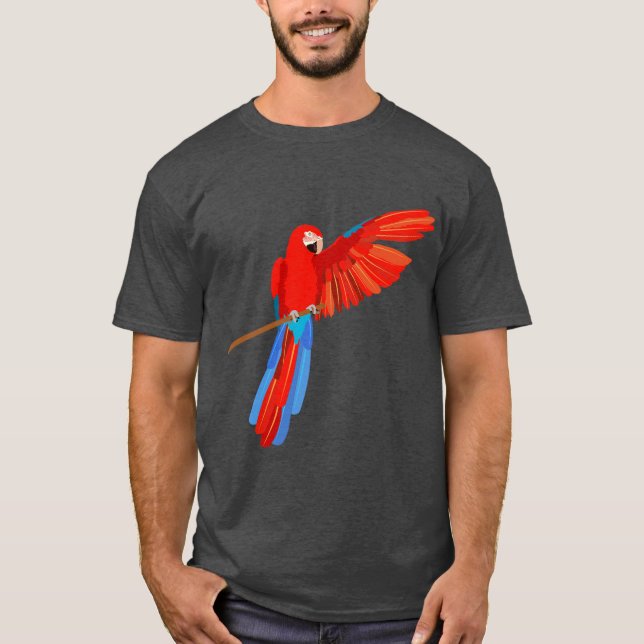 Green Winged Macaw T-Shirt (Vorderseite)