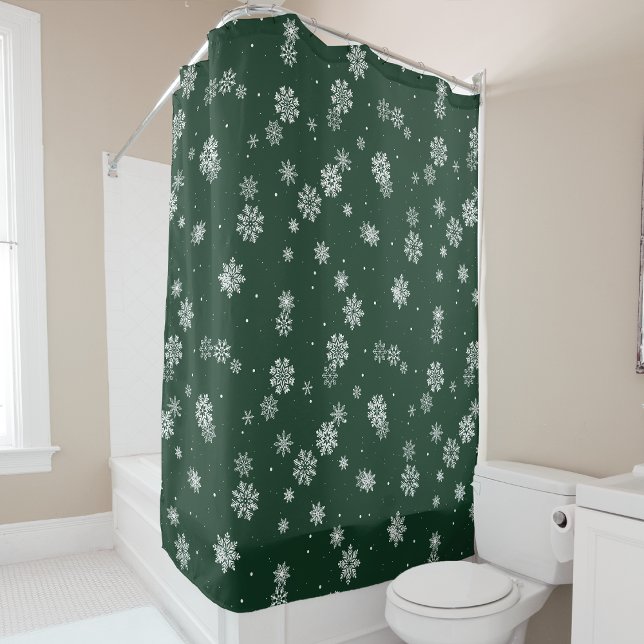 Green Winter Duschvorhang (Green Winter Shower Curtain
)