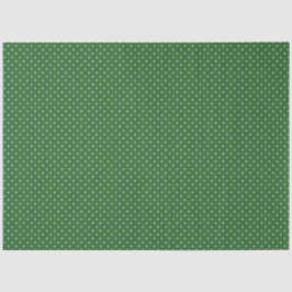 Green with White Polka Dots Tissue Paper Seidenpapier