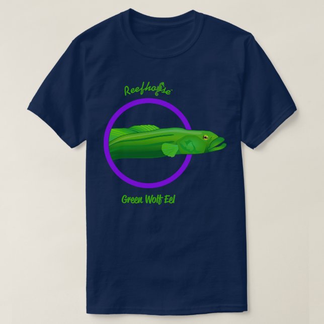 Green Wolf Eel T-Shirt (Design vorne)