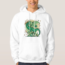 Green Wood Dragon Symbol 2024 Chinesisch Hoodie