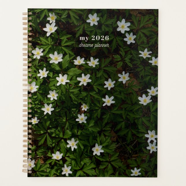 Green Woodland Dreams Planner Planer (Vorderseite)