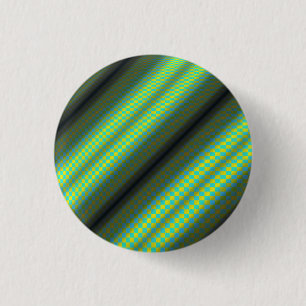 Green & Yellow Checkered Tubes von Kenneth Yoncich Button