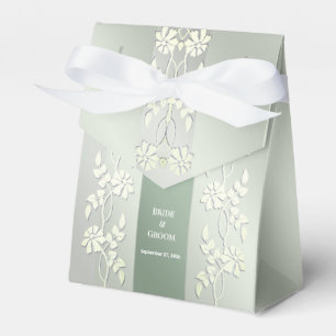 Green Yellow Floral Fee Box Geschenkschachtel