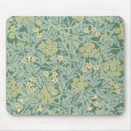 Green Yellow Jasmine von William Morris Mousepad