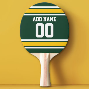 Green Yellow Sports Football Jersey Tischtennis Schläger