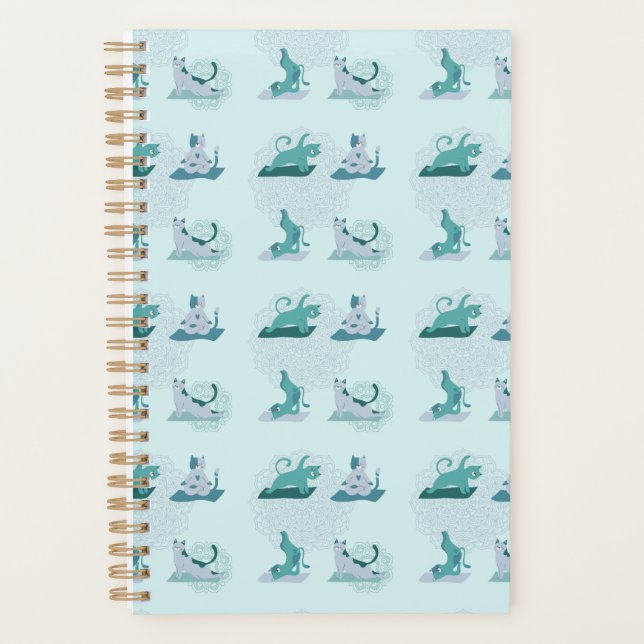 Green Yoga Cats Planer (Vorderseite)
