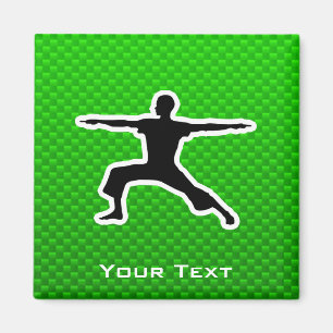 Green Yoga Magnet