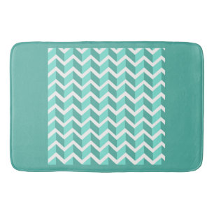 Green ZigZag Badematte