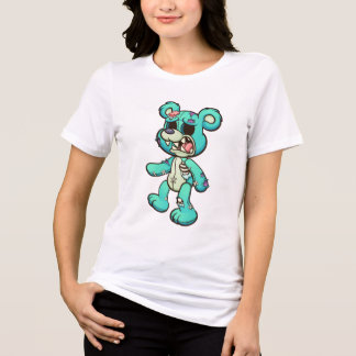 Green Zombie Bear Tri-Blend Shirt