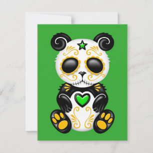 Green Zombie Sugar Panda