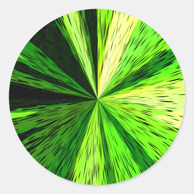Green Zoom Green Stickers (Vorderseite)