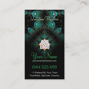 Greenada v3 Fraktal Business Card Visitenkarte