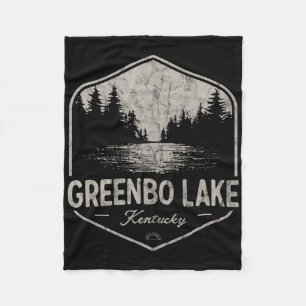 Greenbo Lake Kentucky Outdoor-Vintage Fleecedecke