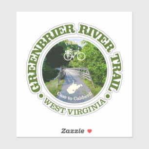 Greenbrier River Trail (Fahrrad c) Aufkleber