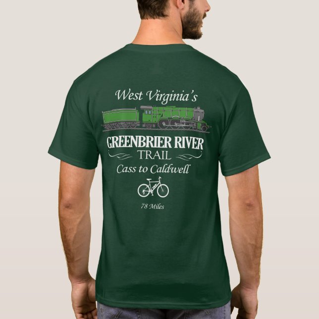 Greenbrier River Trail (RT2) T-Shirt (Rückseite)