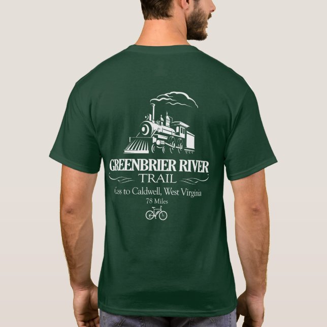 Greenbrier River Trail (RT) T-Shirt (Rückseite)
