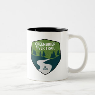 Greenbrier River Trail Zweifarbige Tasse