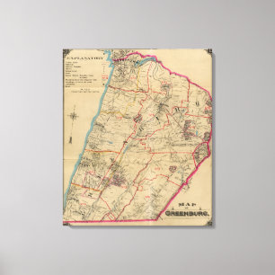 Greenburg, New York Leinwanddruck