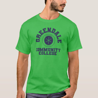 greendale gemeinschaftskolleg blaue freunde T-Shirt