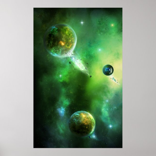 Greenday Galaxy Poster (Vorne)