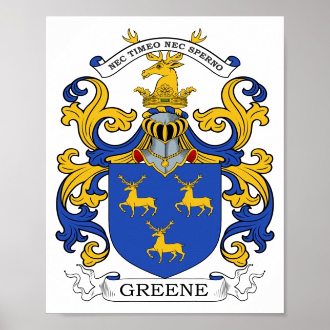 Greene Custom Poster (Vorne)