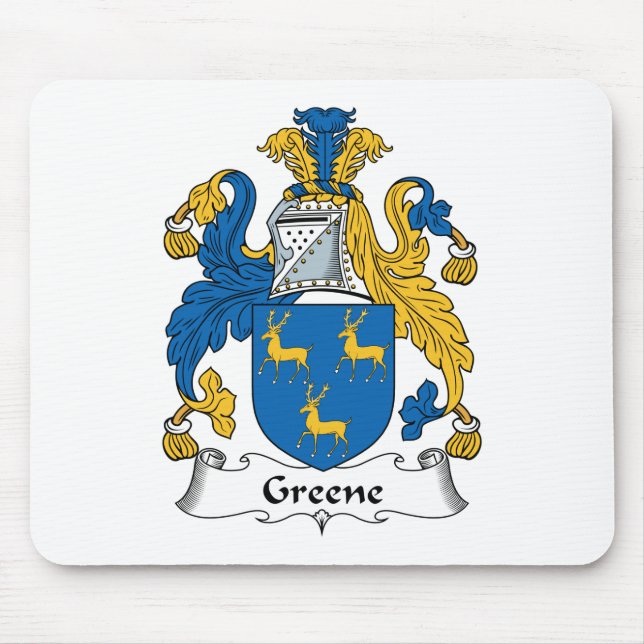 Greene Familienwappen Mousepad (Vorne)