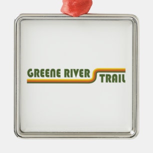 Greene River Trail Pennsylvania Ornament Aus Metall