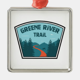 Greene River Trail Pennsylvania Ornament Aus Metall