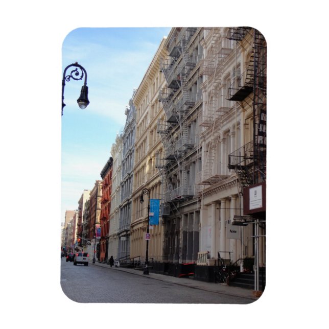 Greene Street SoHo Cast Iron Architecture New York Magnet (Vertikal)