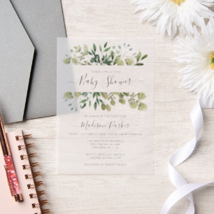 Greenery Baby Shower